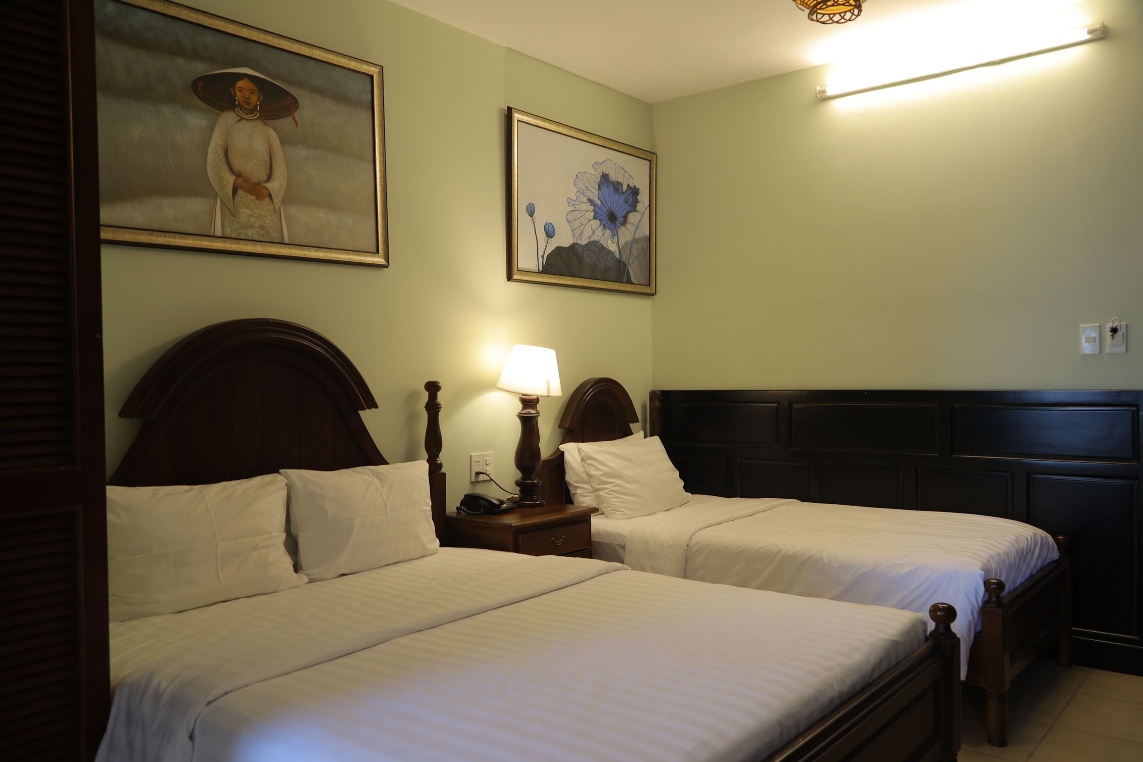 Indochine Triple Balcony Garden View