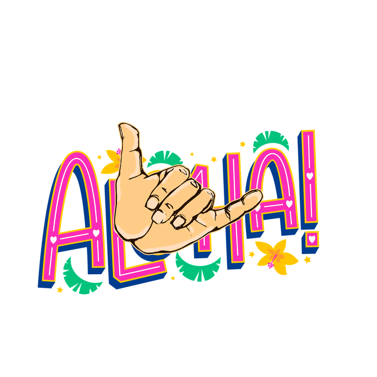 Biểu tượng shaka như là một lời chào hỏi tại Hawaii - Olalani